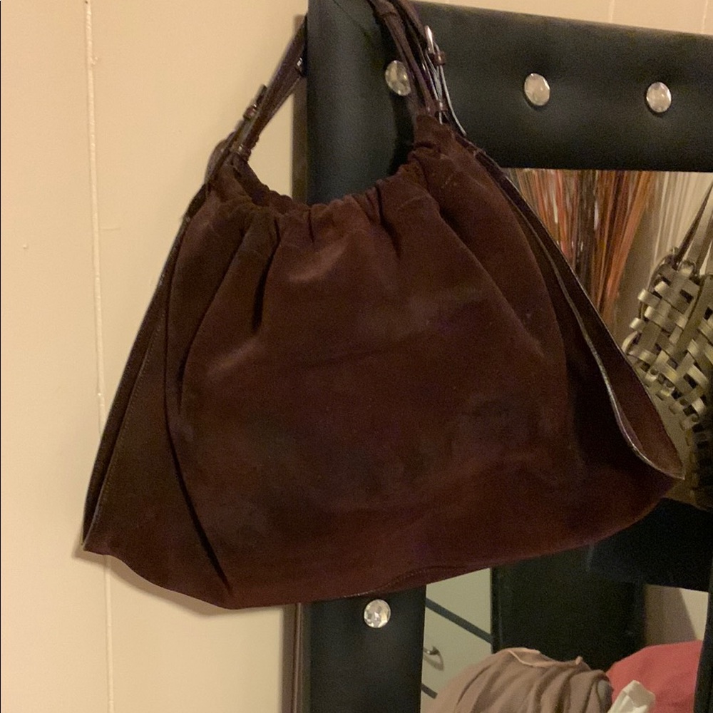 Gucci suede handbag needs dying